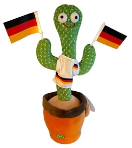 Divertida Alemania Fan Cactus Party Artículo Alemania Mundial 2026 Fútbol Grabación - Imagen 1 de 1