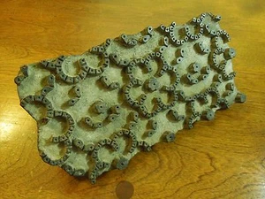 Vintage Hand Carved Flower Pattern Wooden Block For Printing, Wall Decor, Fabric - Picture 1 of 9