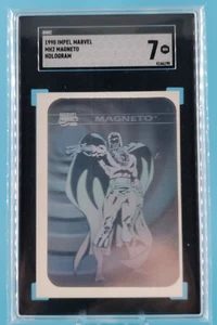 1990 Impel Marvel Universe: #MH2 Magneto Graded SGC 7 NM HOLOGRAM - Picture 1 of 2