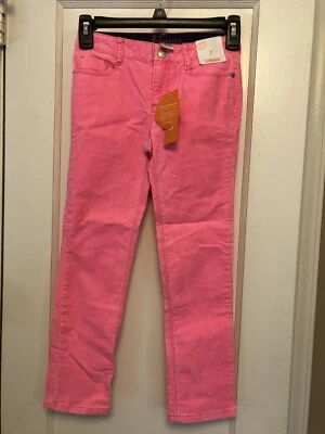 Pantalones de mezclilla ajustados de pana rosa talla 7 Gymboree para niñas nuevos con etiquetas  Foto 1 de 4