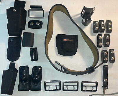 Safariland Leather DUTY Gun Belt 32 Police Security Guard Tactical Utility ++ • 113.68£