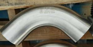 201203AN14 Steel & O'Brien 4" 304 Stainless steel 90 elbow (G3AB) - Picture 1 of 1