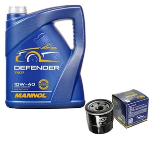 Ölwechsel Set 5 Liter MANNOL Defender 10W-40 + SCT Ölfilter Service 10164118 - Bild 1 von 3