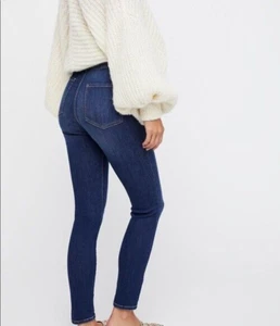 Pantalones de mezclilla elásticos FREE PEOPLE de tiro alto talla 27 - Imagen 1 de 7