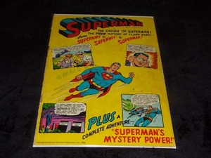 SUPERMAN 1966 GOLDEN RECORD COMIC BOOK RARE DC ORIGIN LOT (VG) - Picture 1 of 4