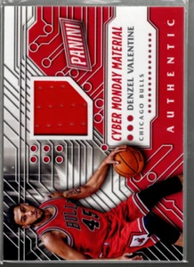 B4676- 2016 Panini Cyber Monday Memorabilia #10 Denzel Valentine Jersey - NM-MT - Picture 1 of 2