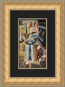 Salvador Dali The Invisible Man Custom Framed Print - Picture 1 of 2