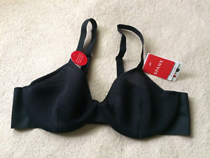 Spanx Sz LARGE D-DD  Very Black SheerFlex Fit To You Bra Unlined 30071R NWT