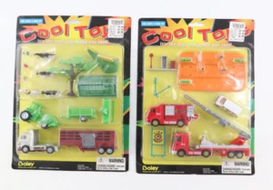 Vtg 90's Cool Toys, Fire Rescue & Farm Ranch Vehicles Sets Boley - Picture 1 of 11