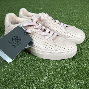 G/Fore Gfore Mujer Durf Disruptor Perf. Cuero Golf 6.5 Rosa Rubor-NUEVO CON ETIQUETAS - Imagen 1 de 12