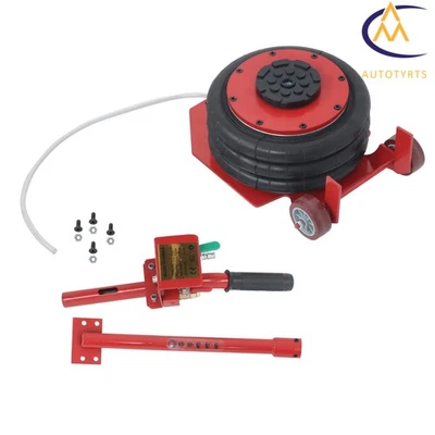 Triple Bag Air Jack 3 Ton Adjustable Handle Pneumatic Jack for Car SUV Lifting Foto 1 de 4