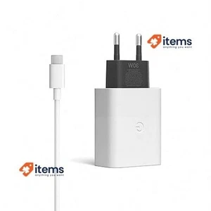 Google Pixel 30-W-USB-C Chargeur Avec Câble Blanc - Afbeelding 1 van 4