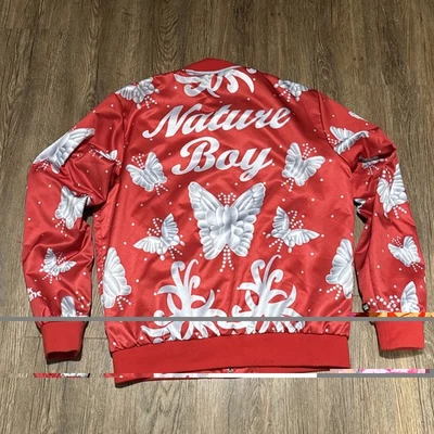 Chaqueta Ric Flair Nature Boy Línea Tiza WWF WWE Roja L Lucha Libre WCW Foto 1 de 4