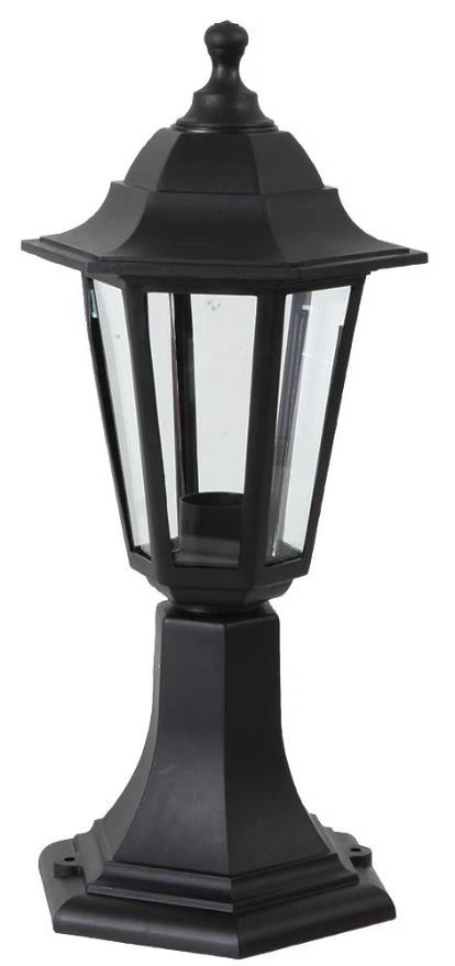 PRO ELEC - Lampu Tiang Luar, IP44, Hitam - Image 1 of 1