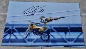 Travis Pastrana #199 Signed 12” x 8” Colour Photo Nitro Circus With COA #4 - Picture 1 of 4