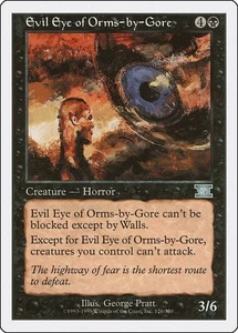 MTG - 6th Edition - Evil Eye of Orms-by-Gore - #126 - Lightly Played - Picture 1 of 6