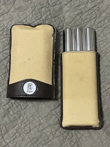 RARO DE COLECCIÓN NUEVO TPC Sawgrass frasco de cigarro en 1 estuche plateado golf romo hermético - Imagen 1 de 15