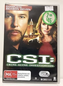 CSI Complete Season 7 - 6 Disc Set - DVD Region 4 | VGC | Free Postage - Picture 1 of 3