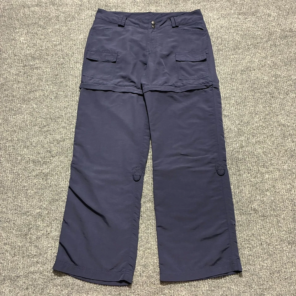 Magellan Womens Cargo Pants Size 8 Purple Zip-Off Convertible Hiking Outdoor - Image 1 of 4