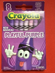 Crayola Buntstifte 8 Stück Playful Purple von 2013 - Bild 1 von 3