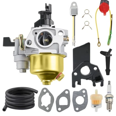 Carburetor Carb for Bluebird Aerator H424 w/ Gasket Fuel Filter Fuel Line Hose - Image 1 of 4