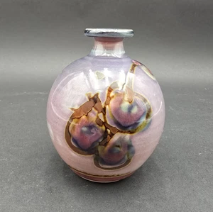 Woppert Studiokeramik Vase Handarbeit Keramik signiert Knospenvase 4" - Bild 1 von 10