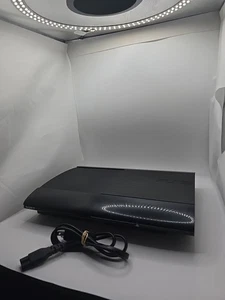 Sony PlayStation 3 PS3 CECH-4201C nera funzionante 500GB super slim con cavo alimentazione - Foto 1 di 8