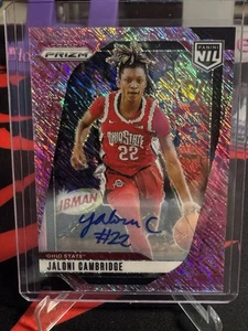 Panini Prizm Ohio State Jaloni Cambridge 2025 rosa camuflaje automático #5 - Imagen 1 de 2