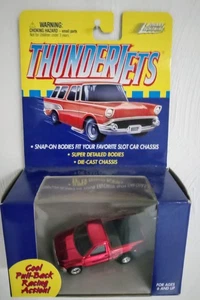 Johnny Lightning ThunderJet Dodge Ram Metallic RED Pullback HO slot body NIP - Picture 1 of 3