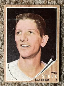 Wes Stock - 1962 Topps # 442 - - Picture 1 of 2