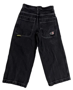 Vintage 90’s Jnco Twin Cannon Black Baggy Jeans Grail Men’s Size 32x29 RARE HTF - Picture 1 of 14