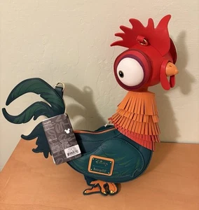 Loungefly Crossbody Disney MOANA ~ HEI HEI Rooster Chicken Figural Bag Purse - Picture 1 of 8