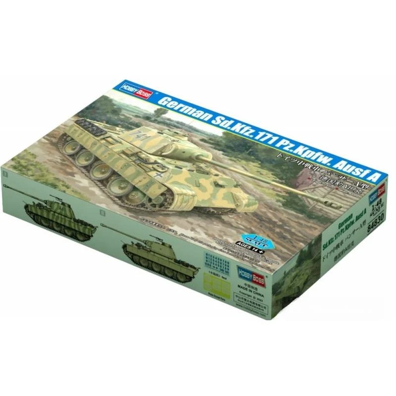 German Sd.Kfz.171 PzKpfw Ausf A HobbyBoss 84830 skala 1/48
