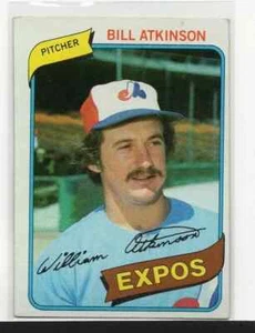 BILL ATKINSON - MLB - 1980 - TOPPS CARD - No # 415 - Bild 1 von 2
