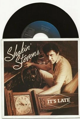 SHAKIN' STEVENS IT'S LATE SINGLE FROM NETHERLANDS, LIVE B-SIDE, MINT CONDITION - Image 1 of 2