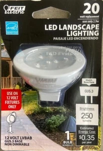 Feit Electric Landscape LED EQ MR16 Bright White G5.3 Base LED Light Bulb - Picture 1 of 6