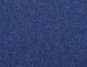Pura Lana Shetland Twill Tessuto Stoffa - Blu Depths - Foto 1 di 1