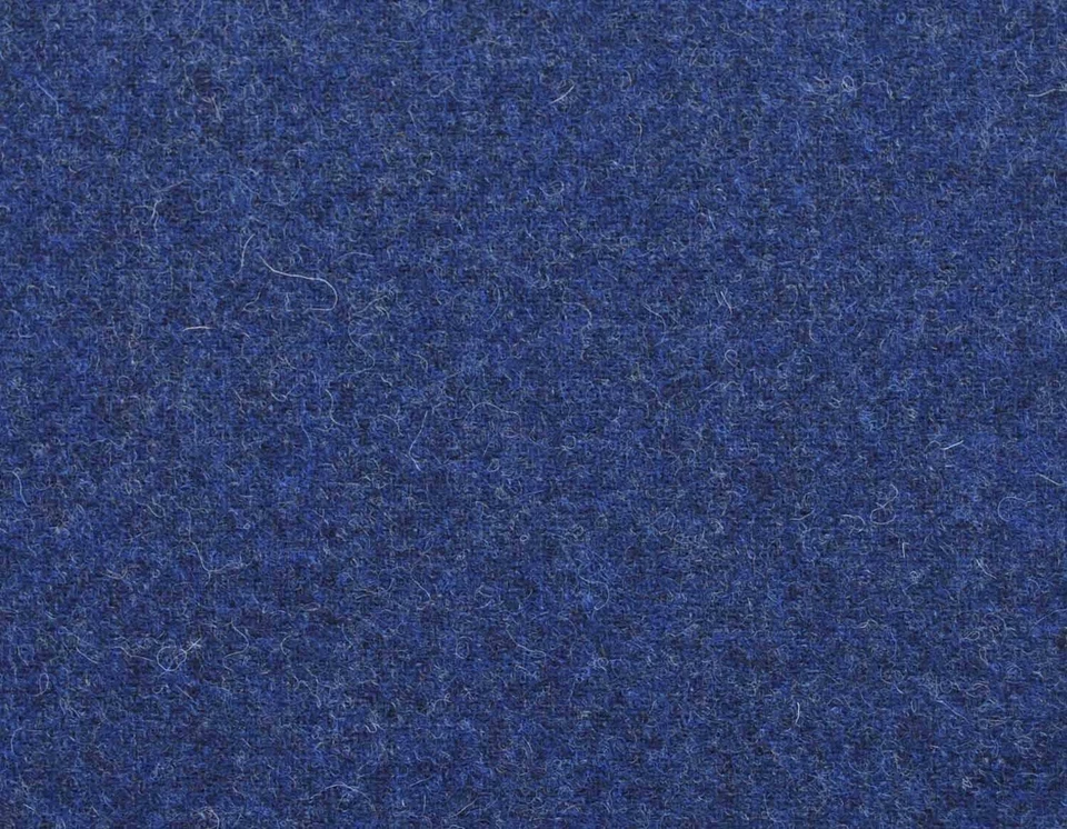 Pure Wool Shetland Twill Fabric Material - BLUE DEPTHS - Image 1 of 1