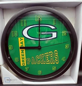 GREEN BAY PACKERS 8.78" WALL CLOCK - NEW - Picture 1 of 1