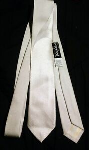 Vintage 70er Jahre Krawatte MR. JOHN ROOS ATKINS metallic beige 