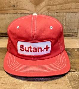 Vintage Sutan Pesticide Hat Snapback Trucker Patch Cap K Brand Made in the USA - Picture 1 of 7