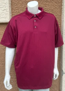 Camisa Polo Callaway Opti Dri Para Hombre Granate Para Hombre 2XL Manga Corta Elastizada Golf - Imagen 1 de 9