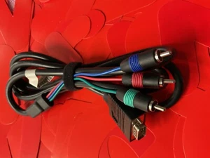 VGA TO 3 RCA Cable Component AV TV Out Adapter Converter PC Video SVGA Cord 6FT - Picture 1 of 4