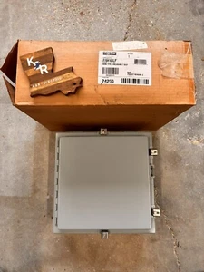 *NUEVO VER FOTOS* Caja de acero Hoffman A16H16ALP 16 pulgadas X 16 pulgadas X 6 pulgadas - Imagen 1 de 6