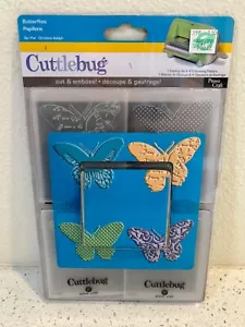 Cuttlebug Butterflies Papillons - Cutting Die & 4 Embossing Folders -Provo Craft - Picture 1 of 4