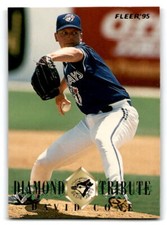 1995 Fleer Update Diamond Tribute # 4 David Cone