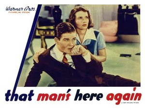 That Man's Here Again lobby card Tom Brown Mary Maguire 1937 OLD PHOTO