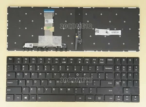 For Lenovo Legion Y540-17IRH Y540-17IRH-PG0 Keyboard White backlit US Black edge - Picture 1 of 5