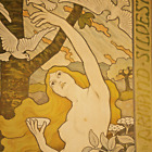 Exrare Paul Berthon 1898 Poster Livre De Magda Art Nouveau Original Lithograph!