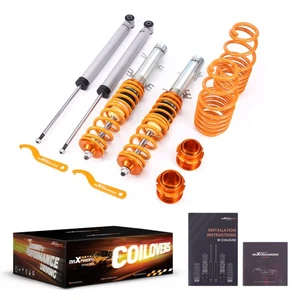Kit Assetto a Ghiera Ammortizzatori for VW Golf 4 1J 1998-2007 New Beetle 9C1 - Picture 1 of 12